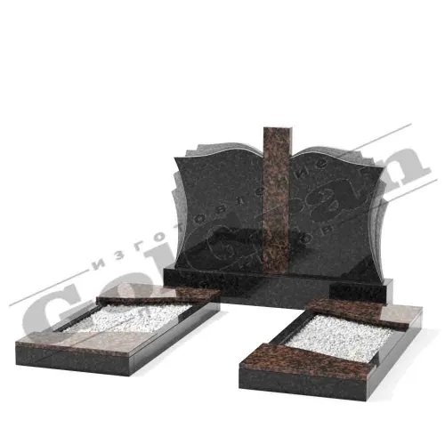 Мемориальный комплекс из карельского гранита и дымковского К-61